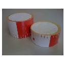 送料無料 テープロッド 50w×25m巻　(赤白20ピッチ) 10巻 AR-3341 アラオ 製